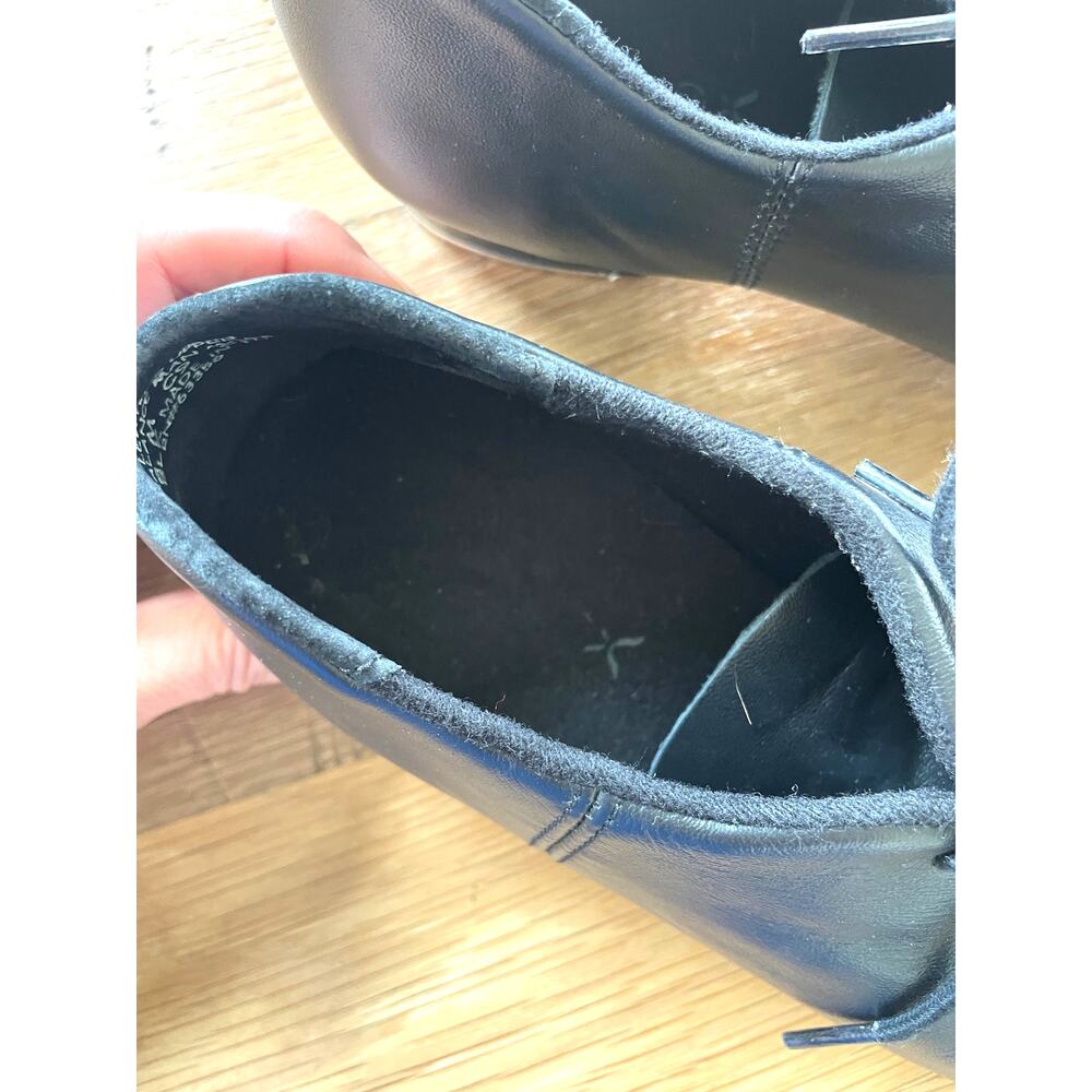 Capezio CG19 Black Cadence Teletone Tap Shoes Leather Size 8M - Picture 9 of 9
